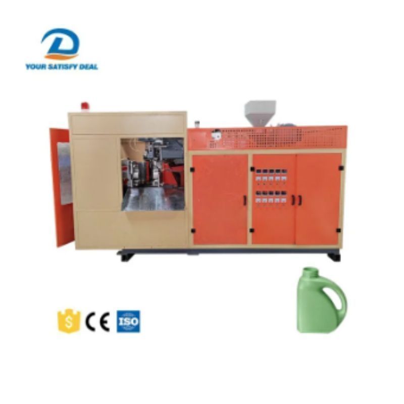 آلة نفخ أسطوانة الزيت البلاستيكية ذات الرأس الواحد الأوتوماتيكية بالكامل سعة 1 لتر/5 لتر